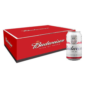 BUDWEISER 355 ML x 24 CAN PACK