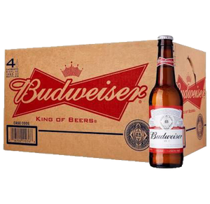 BUDWEISER 355 ML x 24 BOTTLE PACK