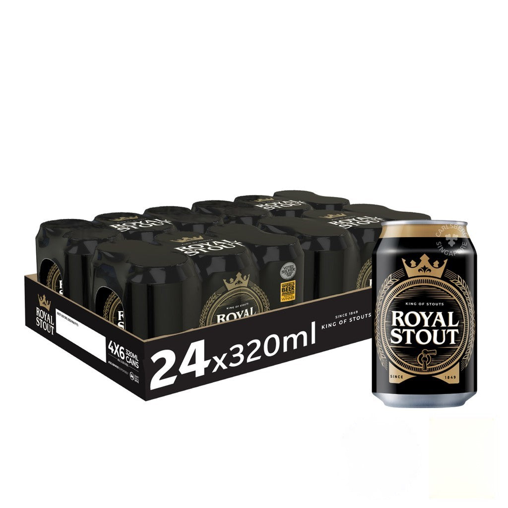 ROYAL STOUT 320 ML x 24 CAN PACK