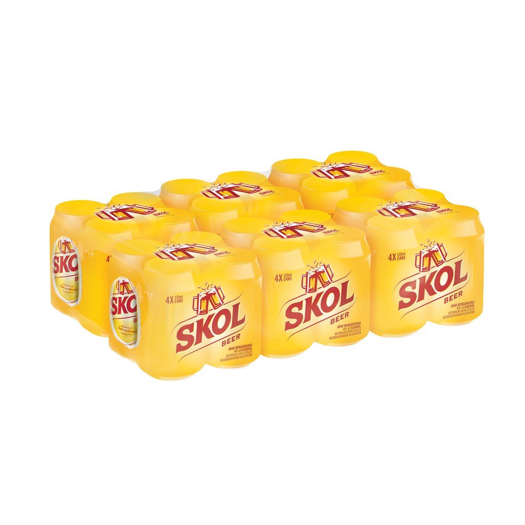 SKOL BEER 320 ML x 24 CAN PACK