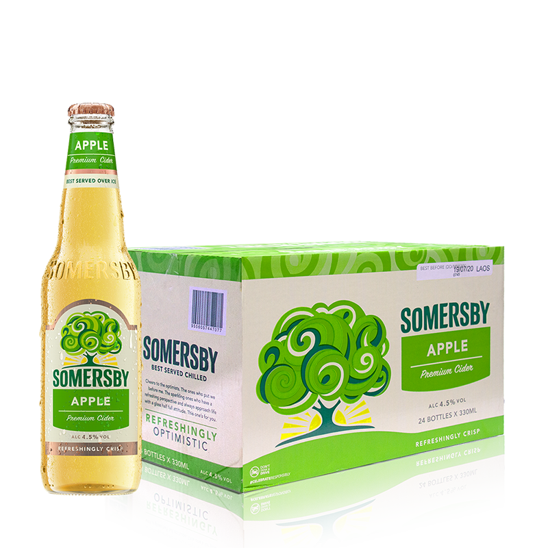 SOMERSBY APPLE CIDER 33O ML x 24 BOTTLE PACK