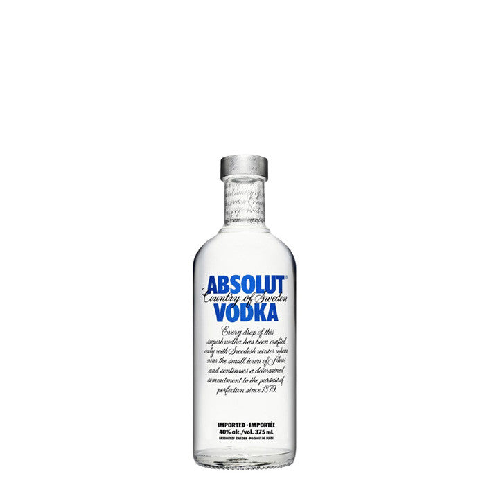 ABSOLUT BLUE VODKA 375 ML