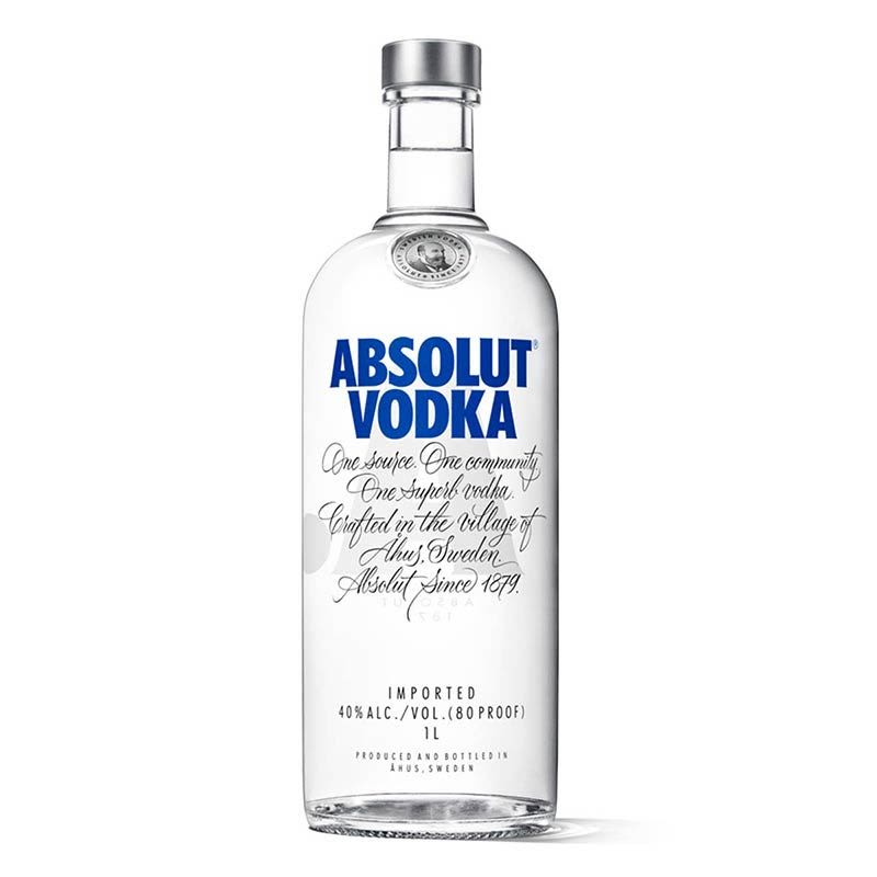 ABSOLUT BLUE VODKA 1 LTR