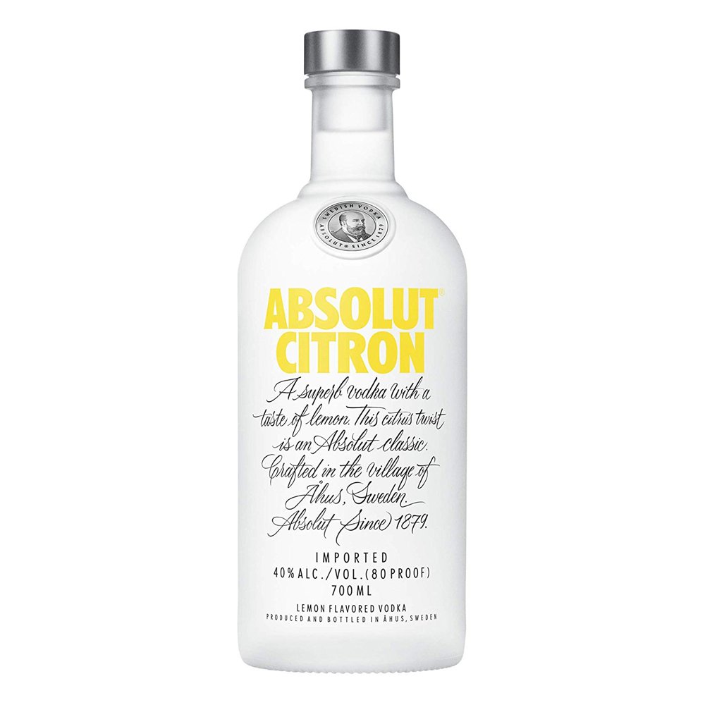 ABSOLUT CITRON VODKA 1 LTR