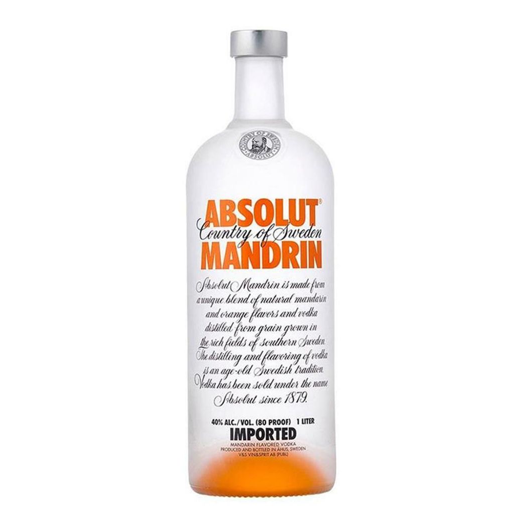 ABSOLUT MANDARIN VODKA 1 LTR