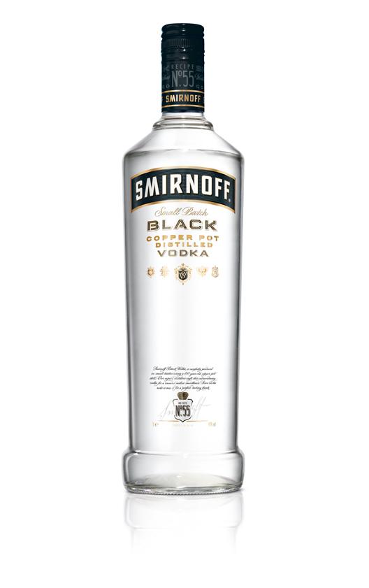 SMIRNOFF BLACK LABEL VODKA 1 LTR