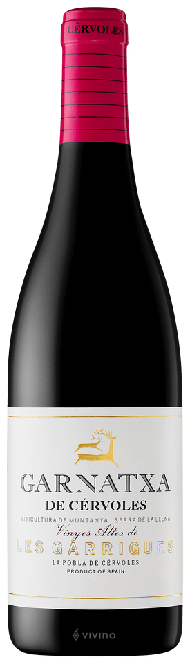 GARNATXA DE CERVOLES LES GARRIGUES 2015 750 ML