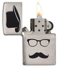 Load image into Gallery viewer, ZIPPO 28648 MOUSTACHE AND HAT
