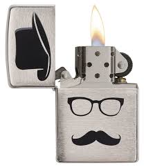 ZIPPO 28648 MOUSTACHE AND HAT