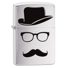 Load image into Gallery viewer, ZIPPO 28648 MOUSTACHE AND HAT
