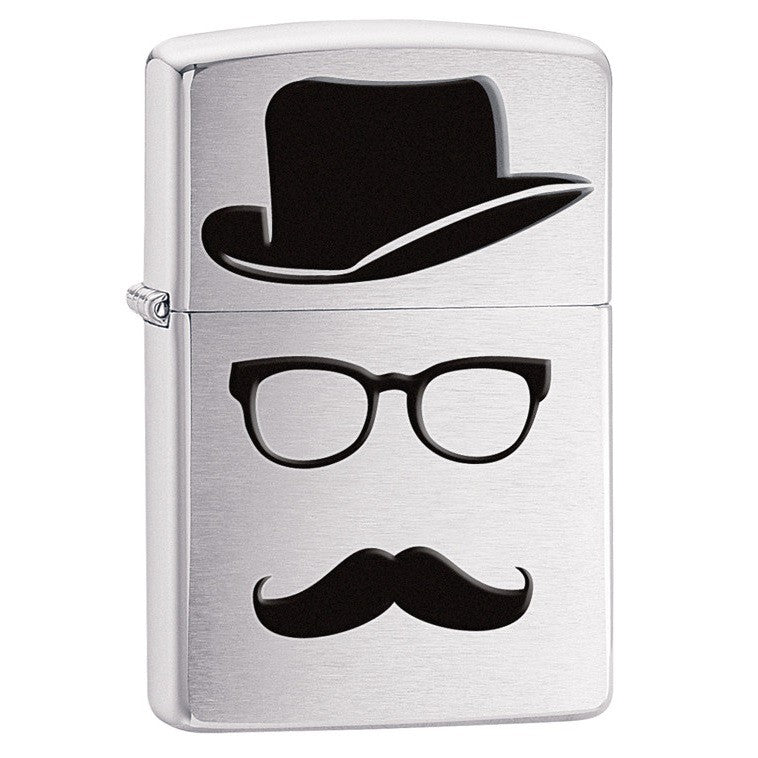 ZIPPO 28648 MOUSTACHE AND HAT