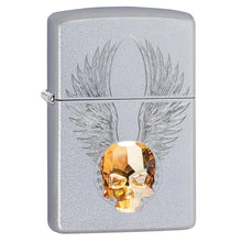 Load image into Gallery viewer, ZIPPO 49034 GOLD SKULL DESIGN
