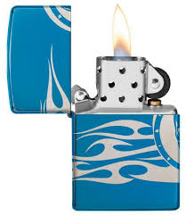 ZIPPO 49048 TATTOO DESIGN/H.P BLUE